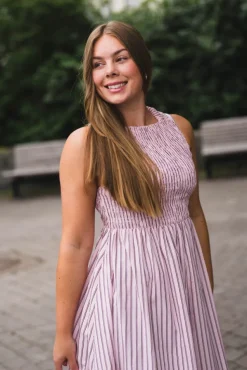Bella Dress Lolly Stripe