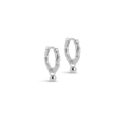 Belle Hoops Silver