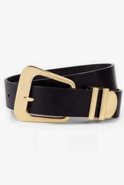 Bennett Belt Black Gold