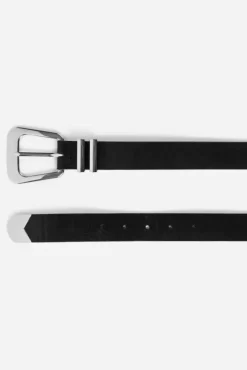 Bennett Belt Black Silver