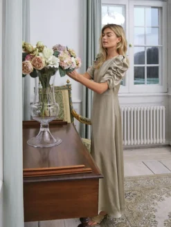 Benuti Solid Dress Light Green