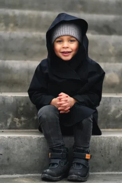 Bergen Poncho Mini Black