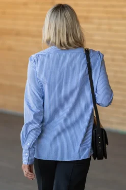 Bermudes Shirt Bleu/Blanc
