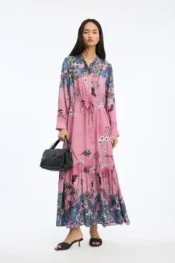 Bernadette Dress Print Berry