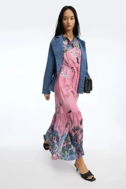 Bernadette Dress Print Berry