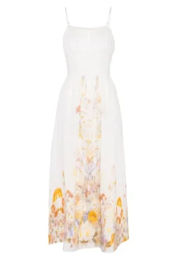 Bernadette Midi Dress Misty Garden