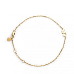 Big Number Bracelet Gold - 22