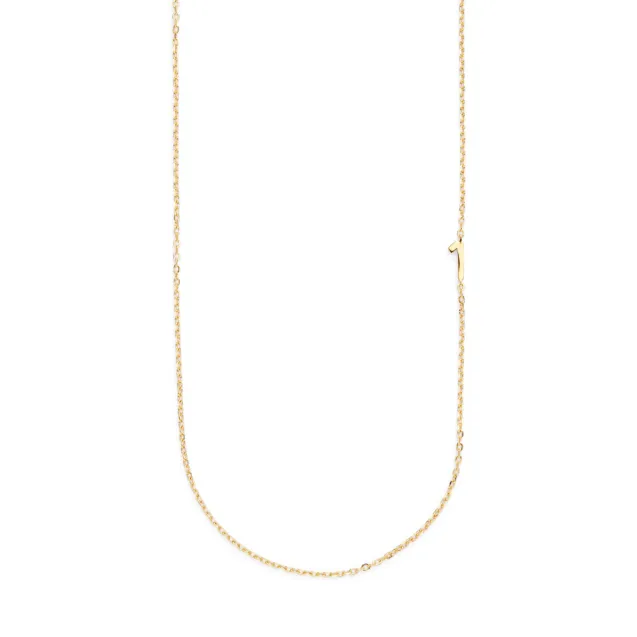 Big Number Necklace Gold - 40L - 1