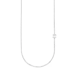 Big Number Necklace Silver - 50L - 22