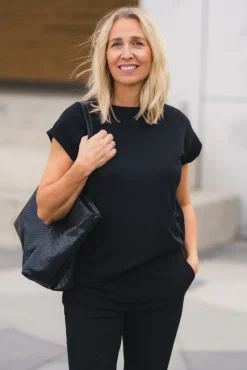 Birdia Lynette Tee Black