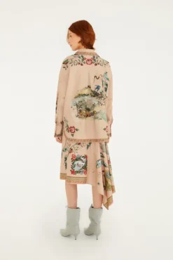 Bird Potery Shirt Soft Pink