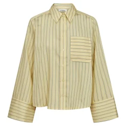 Blaine Bell Sleeve Shirt Pale Yellow