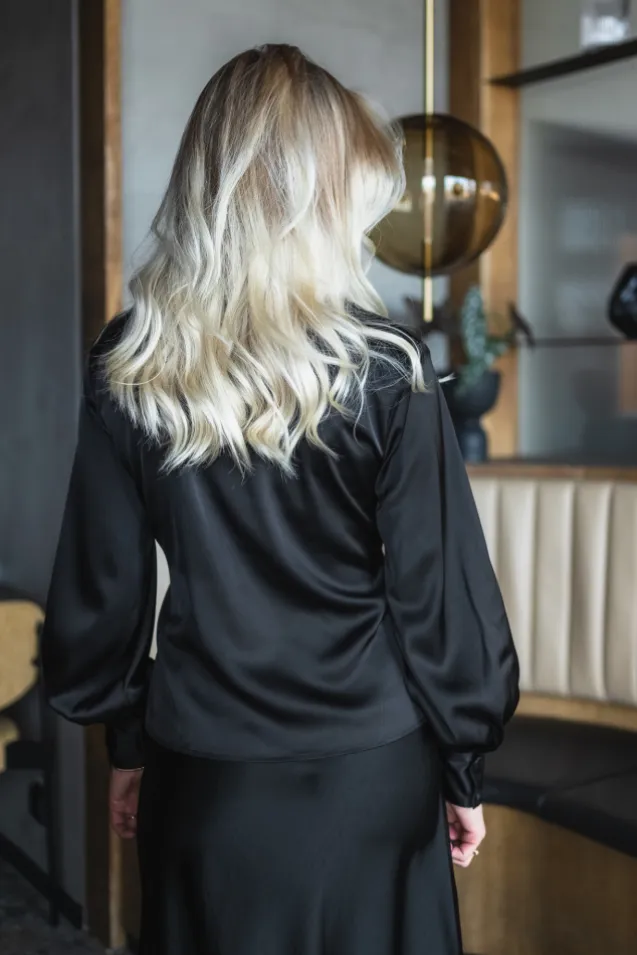 Blair Blouse Semi Rich Black