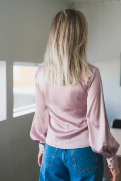 Blair Blouse Semi Rich Blush