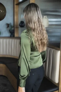 Blair Blouse Semi Rich Olive
