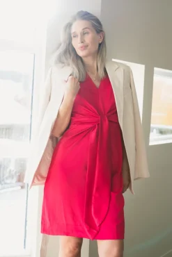 Blair Dress Semi Rich Deep Pink