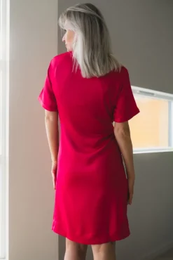 Blair Dress Semi Rich Deep Pink