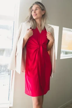 Blair Dress Semi Rich Deep Pink