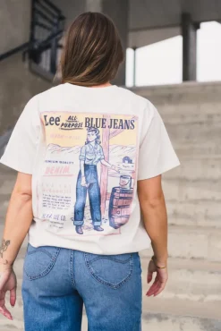 Blue Jeans Tee Ecru
