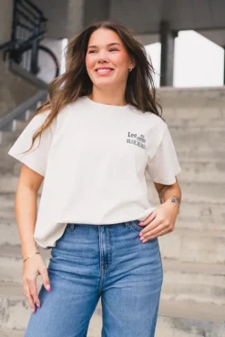 Blue Jeans Tee Ecru
