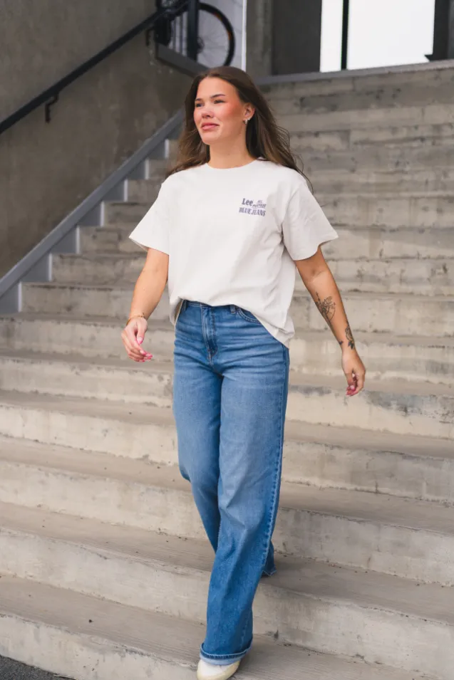 Blue Jeans Tee Ecru