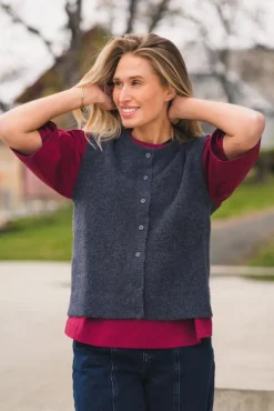 Bondie Hope Vest India Ink Melange