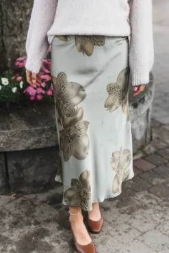 Bovary Misty Orchid Skirt Smoke Green