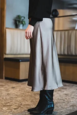 Bovary Skirt Dark Taupe