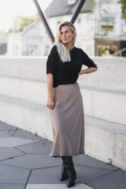 Bovary Skirt Dark Taupe