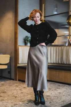Bovary Skirt Dark Taupe