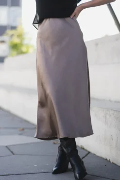 Bovary Skirt Dark Taupe
