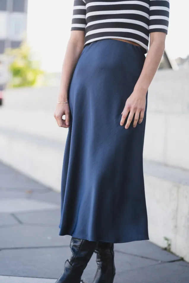 Bovary Skirt Midnight Blue
