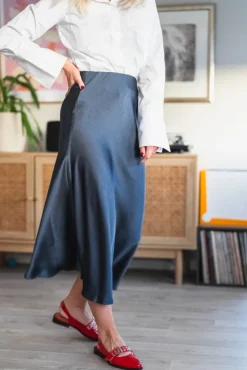 Bovary Skirt Midnight Blue
