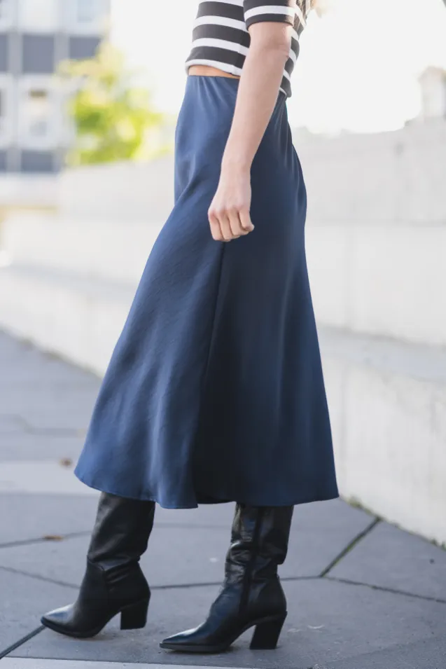 Bovary Skirt Midnight Blue
