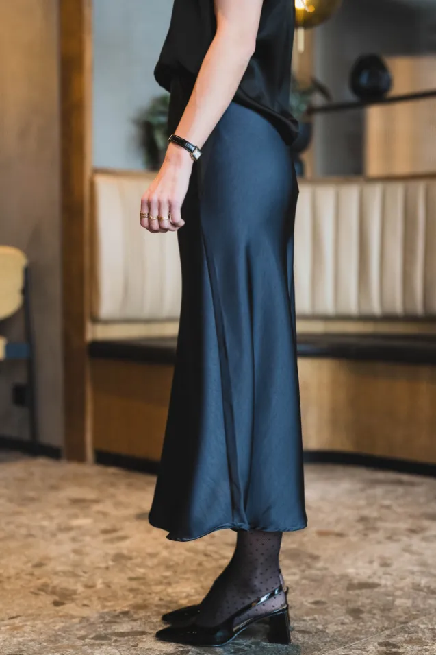 Bovary Skirt Midnight Blue