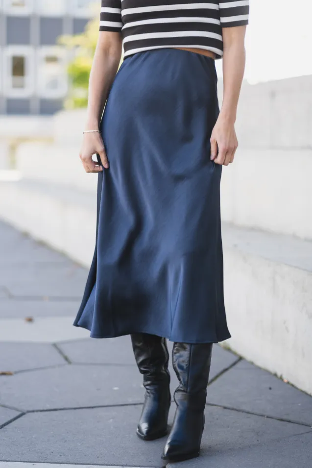 Bovary Skirt Midnight Blue