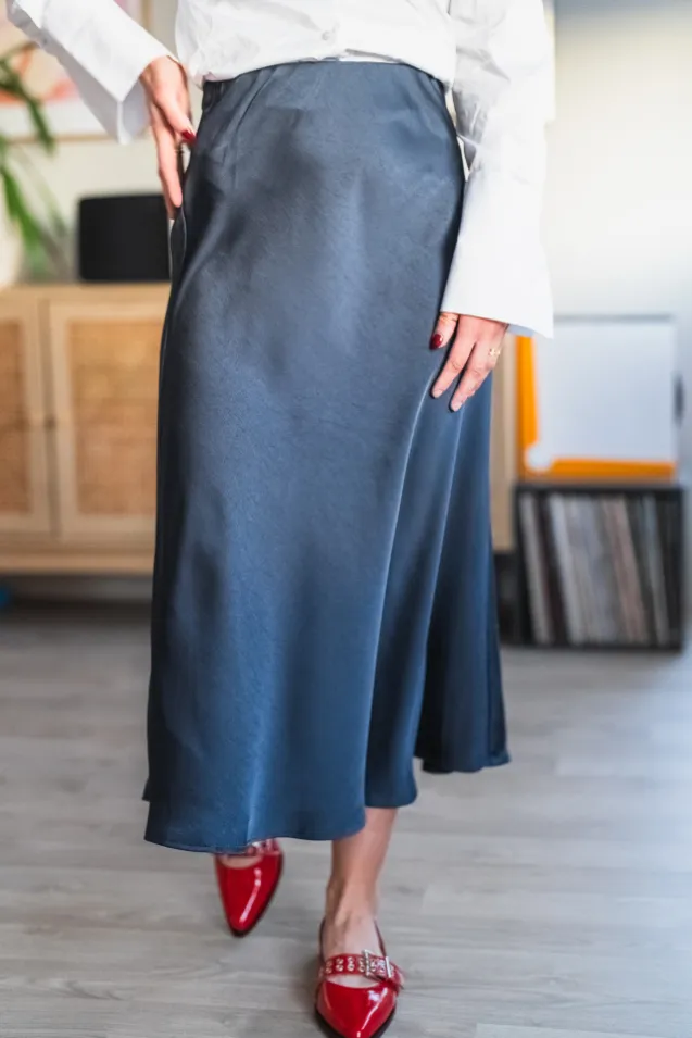 Bovary Skirt Midnight Blue