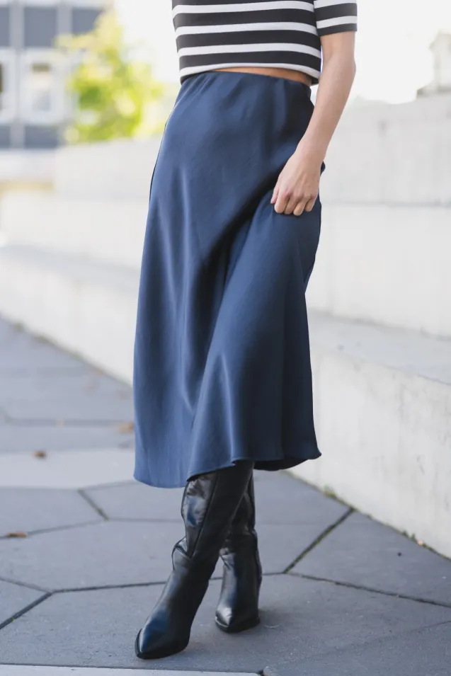 Bovary Skirt Midnight Blue