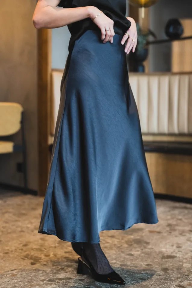 Bovary Skirt Midnight Blue