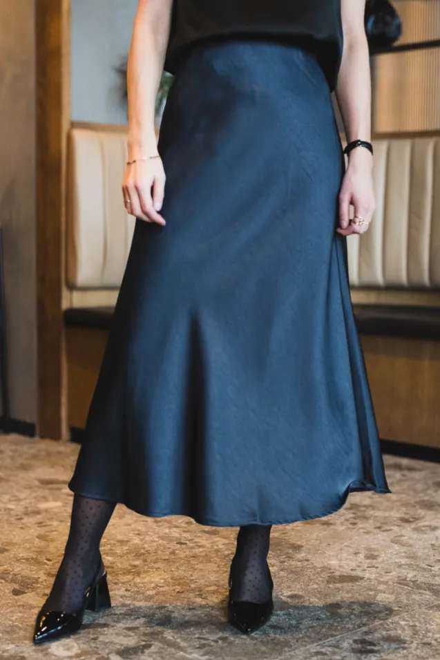 Bovary Skirt Midnight Blue