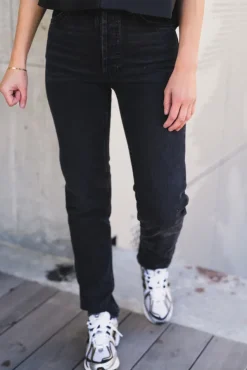 Breezy Britt Black Crosshatch