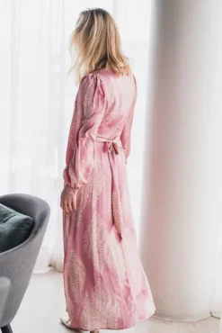 Bretti Paisley Drop Dress Evening Rose