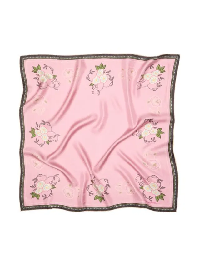 Brodefloria Sia Scarf Pink Nectar