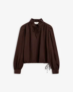 Brooke Blouse Cocoa Brown