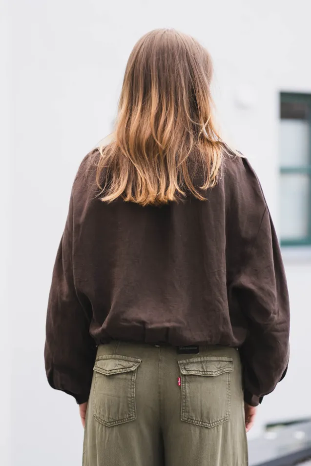 Brooke Blouse Cocoa Brown