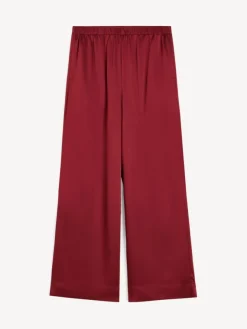Cabello Wide-Leg Trousers Cabernet