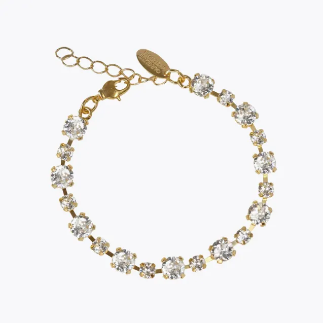 Calanthe Bracelet Gold Crystal