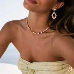 Calanthe Necklace Gold Dreamscape Combo