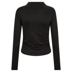 Camilla Padded LS Blouse Black