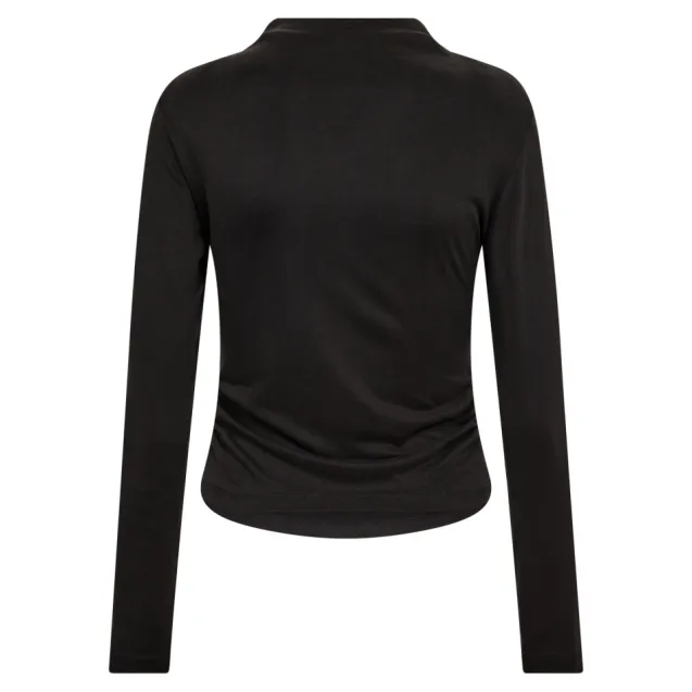 Camilla Padded LS Blouse Black
